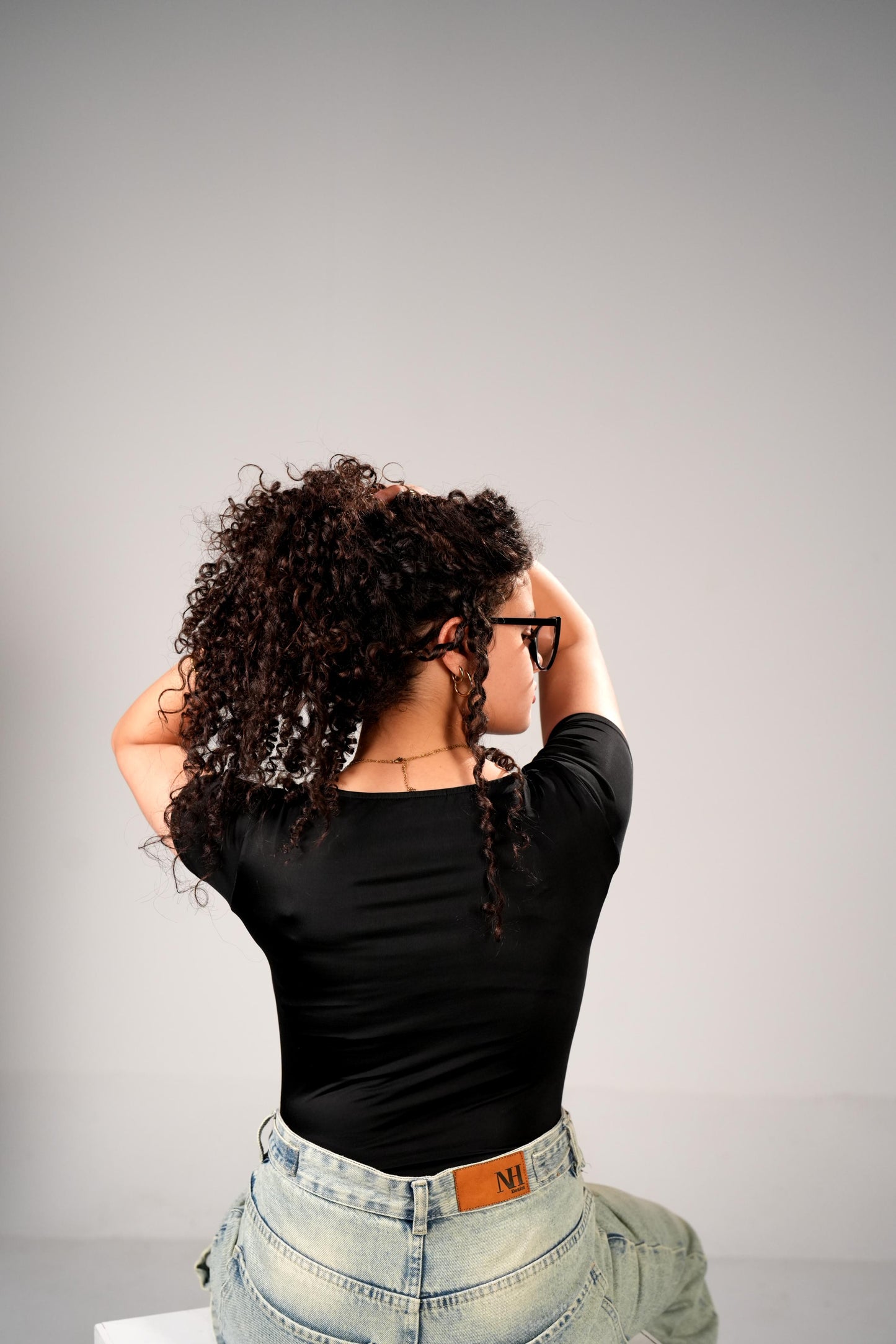 Short sleeve basic top