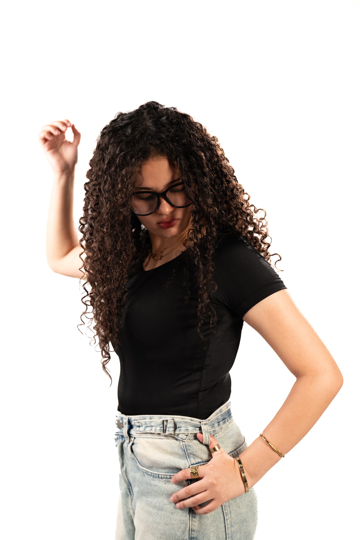 Short sleeve basic top