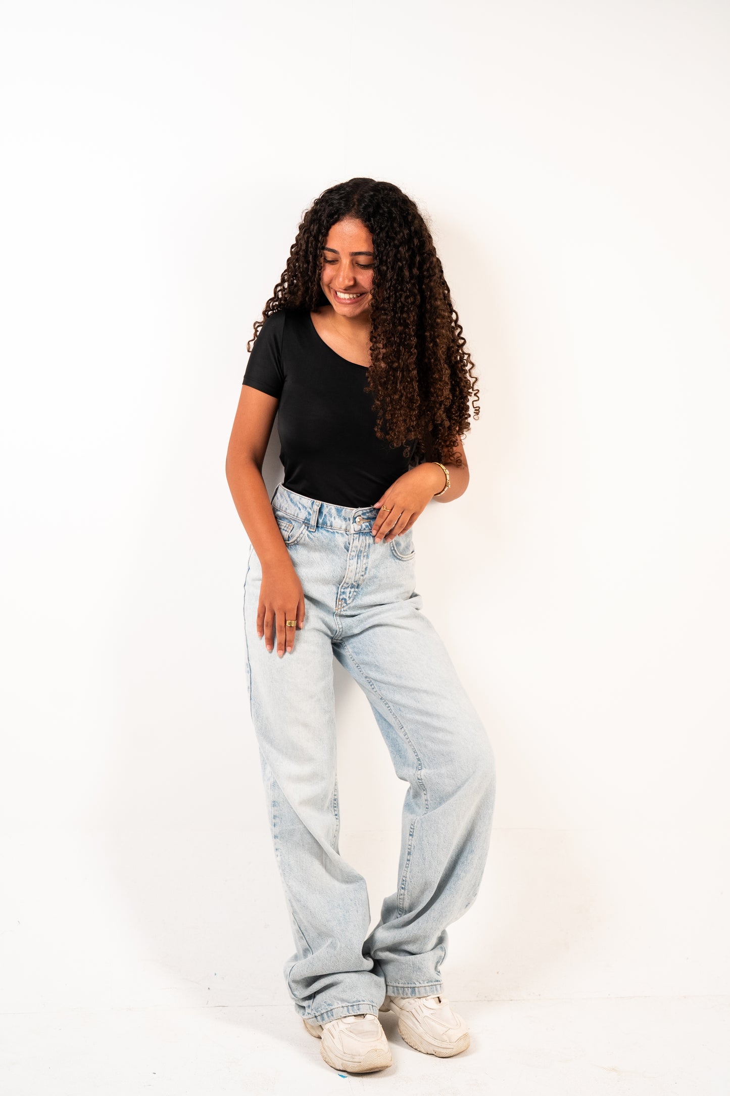 Short sleeve basic top